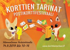 Korttien Tarinat 2019 promootiopostikortti Korttien Tarinat 2017