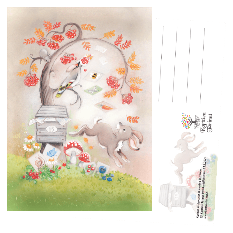 Korttien Tarinat 2025 -tapahtumapostikortti