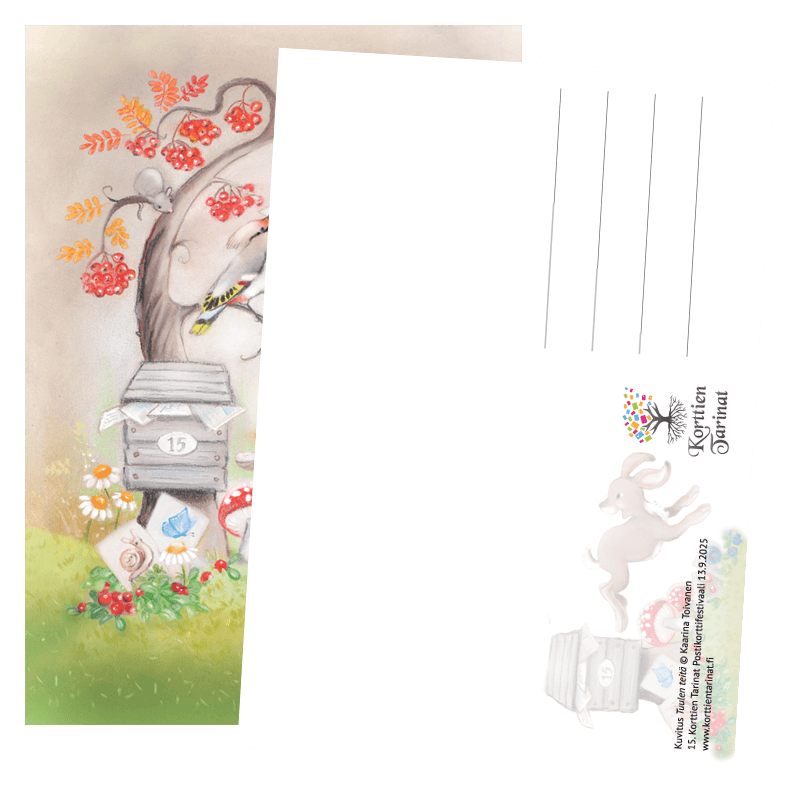 Korttien Tarinat 2025 -tapahtumapostikortti